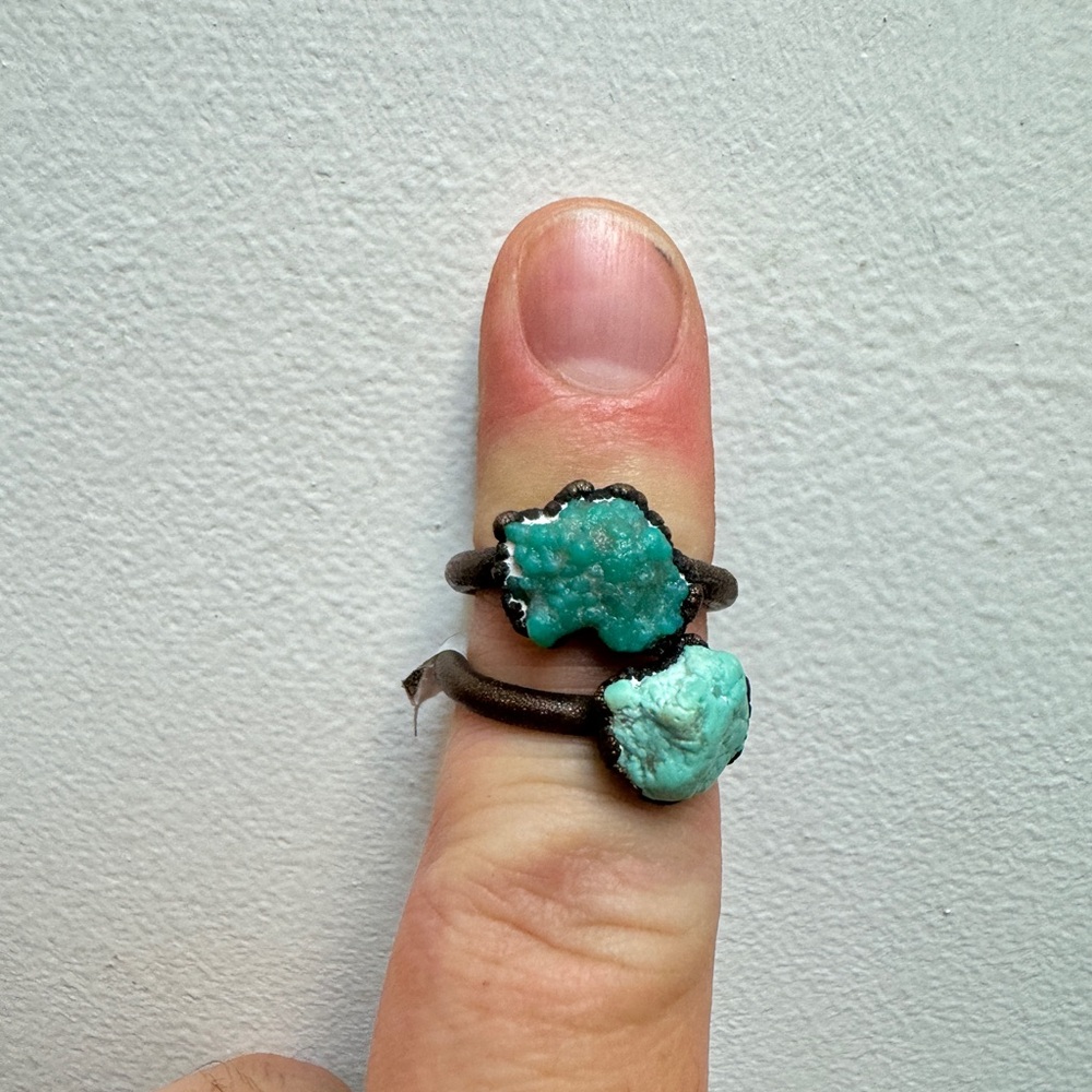 Turquoise Stone 2 set Ring